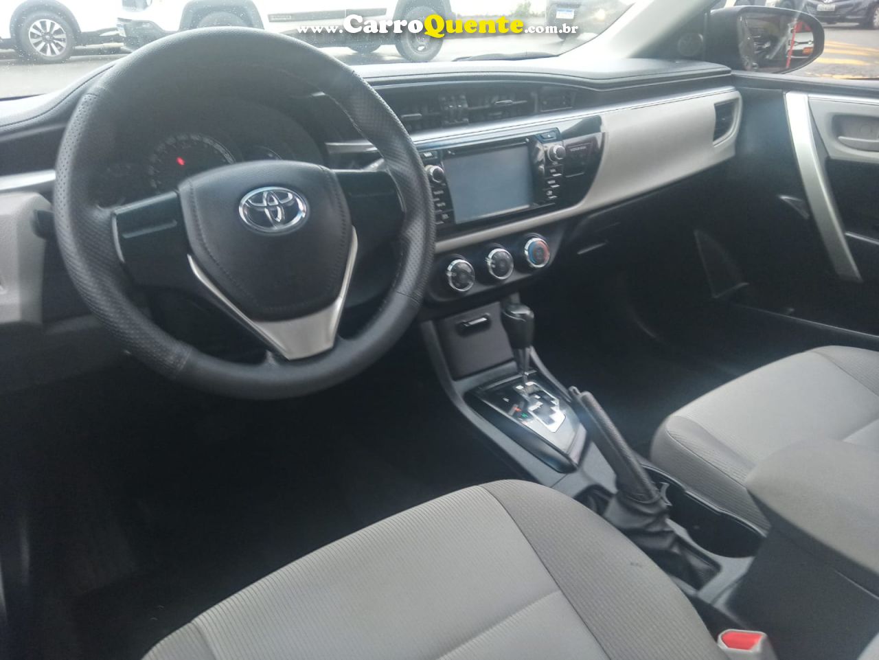 TOYOTA   COROLLA GLI 1.8 FLEX 16V  AUT.   CINZA 2017 1.8 FLEX - Loja