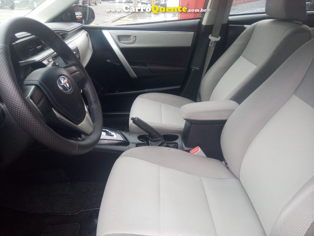 TOYOTA   COROLLA GLI 1.8 FLEX 16V  AUT.   CINZA 2017 1.8 FLEX - Loja