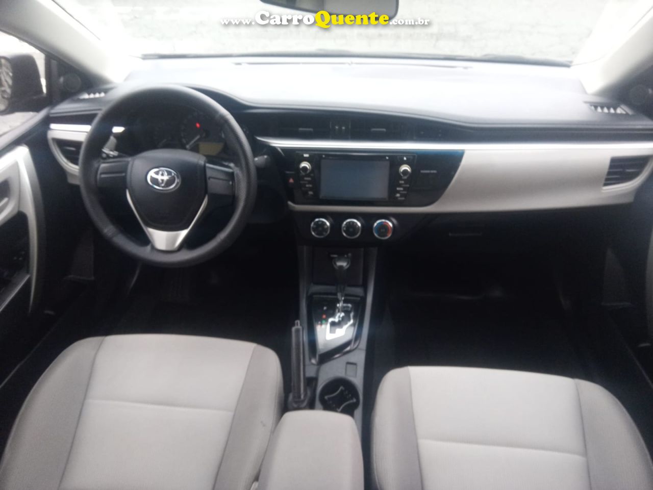 TOYOTA   COROLLA GLI 1.8 FLEX 16V  AUT.   CINZA 2017 1.8 FLEX - Loja