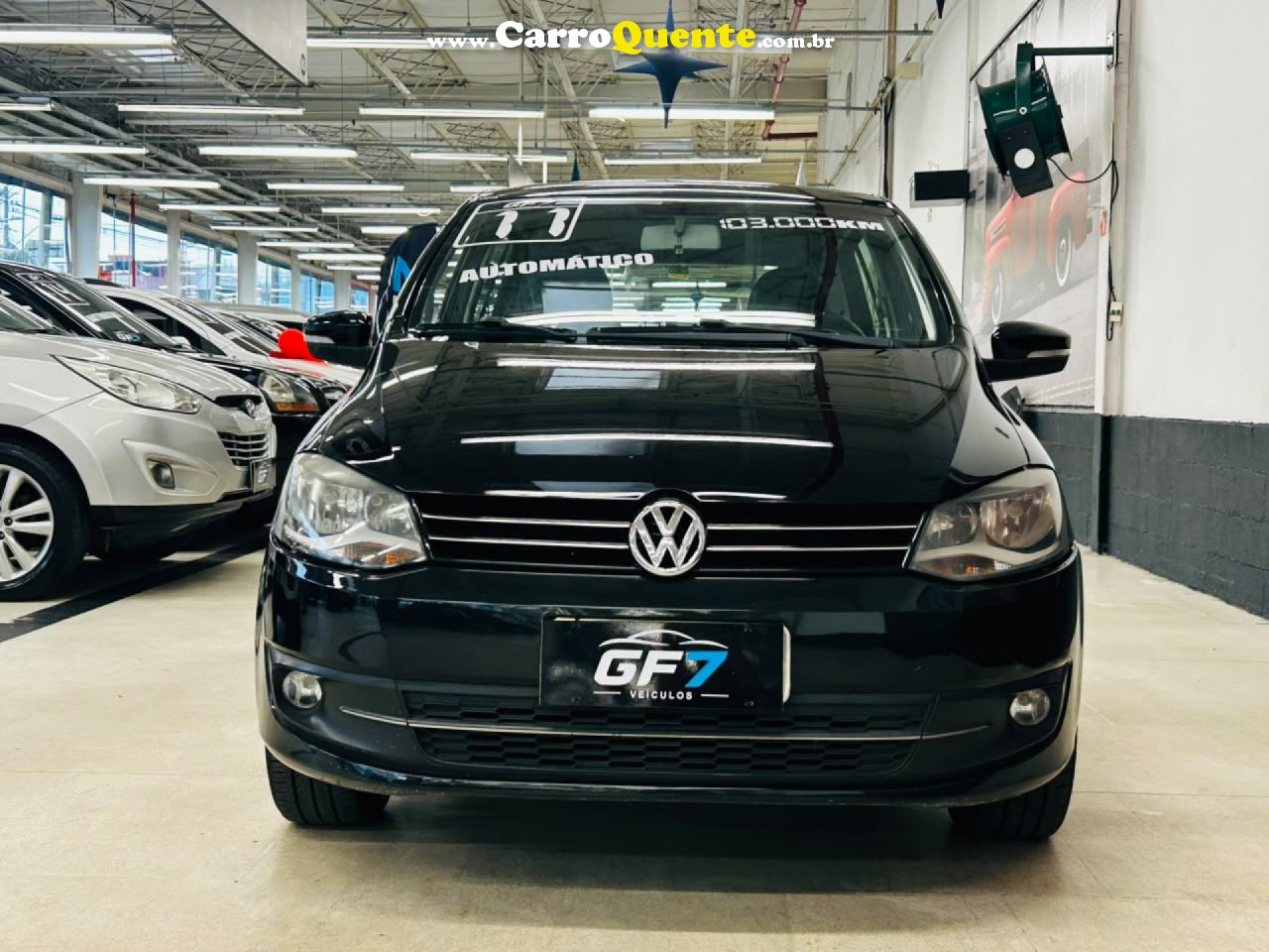 VOLKSWAGEN   FOX PRIMEHGHI. IMOTION 1.6 T.FLEX 8V 5P   PRETO 2011 1.6 GASOLINA - Loja