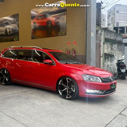 VOLKSWAGEN   PASSAT VARIANT TURBO 2.0 FSI TIPTRON. 5P   VERMELHO 2014 2.0 GASOLINA