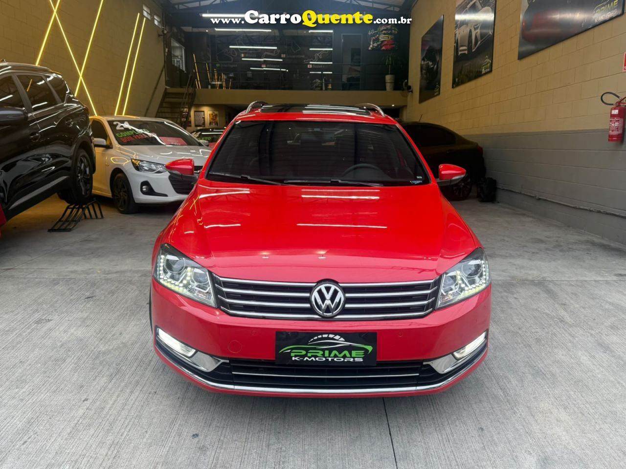VOLKSWAGEN   PASSAT VARIANT TURBO 2.0 FSI TIPTRON. 5P   VERMELHO 2014 2.0 GASOLINA - Loja