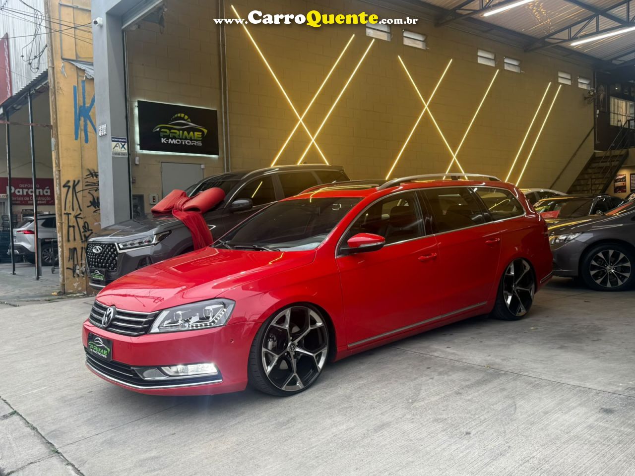VOLKSWAGEN   PASSAT VARIANT TURBO 2.0 FSI TIPTRON. 5P   VERMELHO 2014 2.0 GASOLINA - Loja
