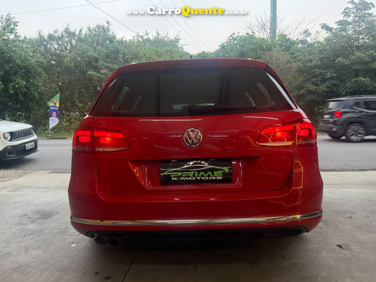 VOLKSWAGEN   PASSAT VARIANT TURBO 2.0 FSI TIPTRON. 5P   VERMELHO 2014 2.0 GASOLINA - Loja