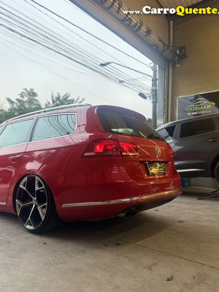 VOLKSWAGEN   PASSAT VARIANT TURBO 2.0 FSI TIPTRON. 5P   VERMELHO 2014 2.0 GASOLINA - Loja