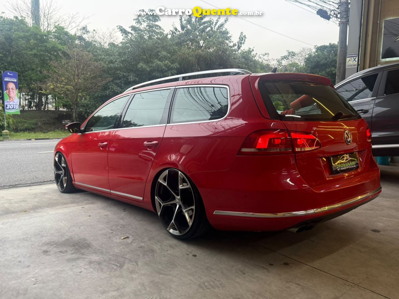 VOLKSWAGEN   PASSAT VARIANT TURBO 2.0 FSI TIPTRON. 5P   VERMELHO 2014 2.0 GASOLINA - Loja