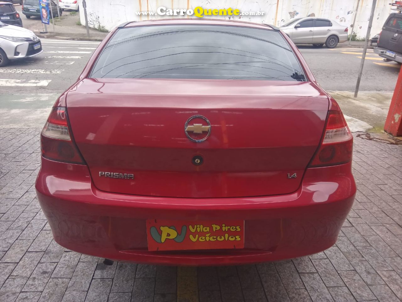 CHEVROLET   PRISMA  SED. MAXX LT 1.4 8V ECONOF. 4P   VERMELHO 2011 1.4 GASOLINA - Loja