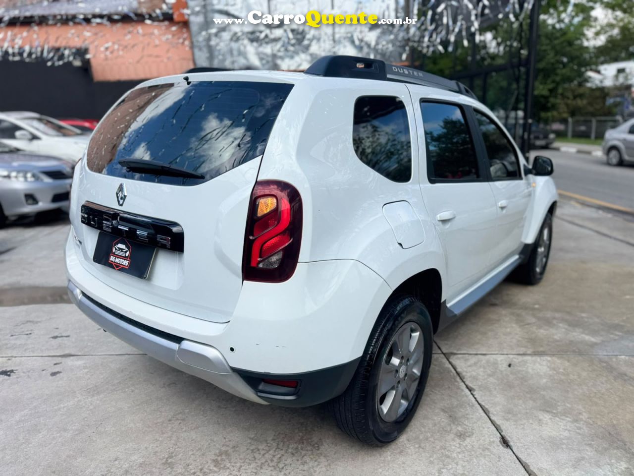 RENAULT   DUSTER DYNAMIQUE 1.6 FLEX 16V AUT.   BRANCO 2018 1.6 FLEX - Loja
