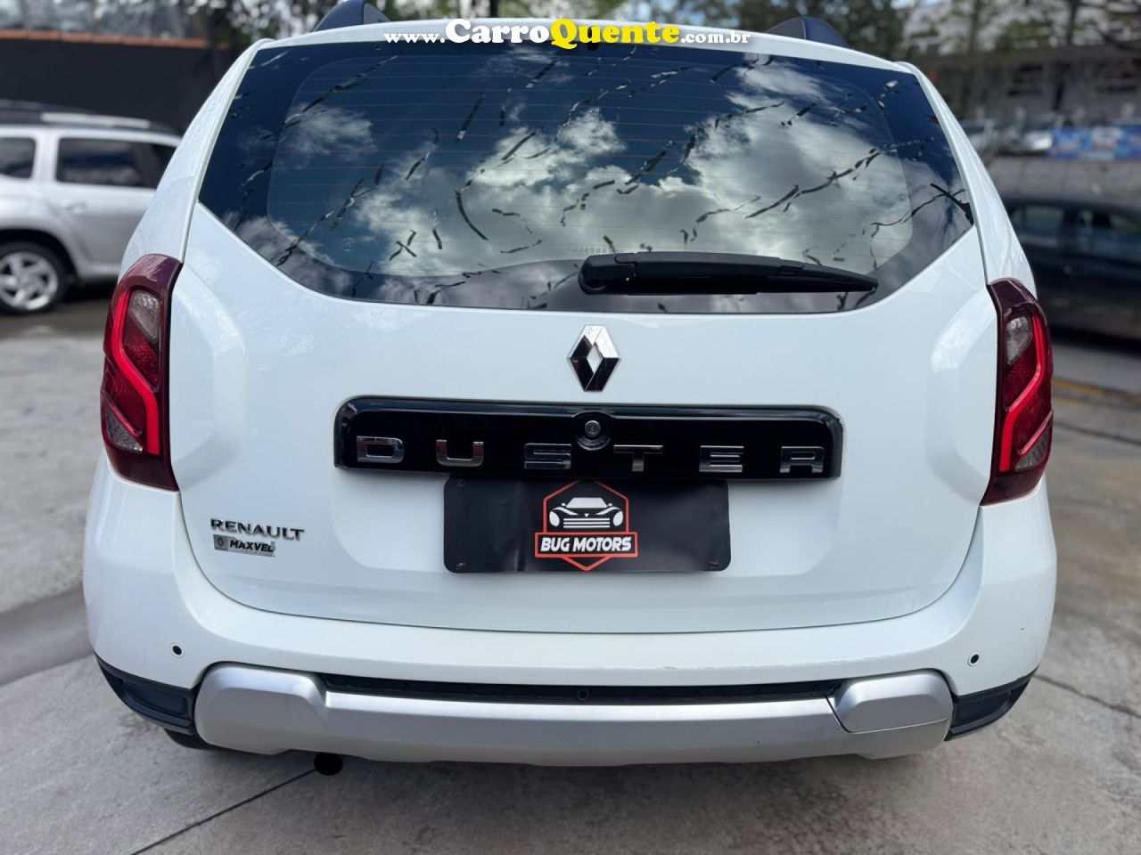 RENAULT   DUSTER DYNAMIQUE 1.6 FLEX 16V AUT.   BRANCO 2018 1.6 FLEX - Loja