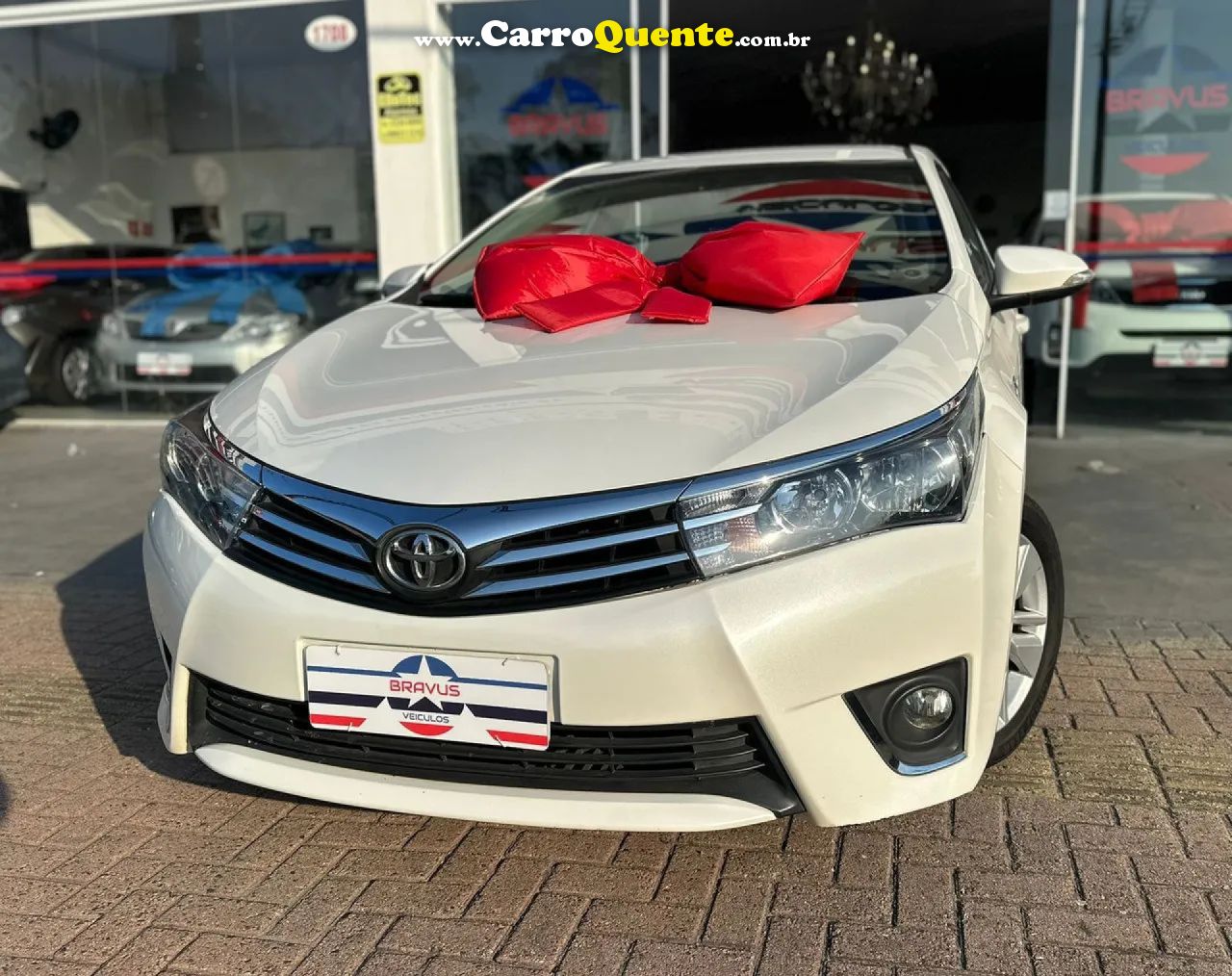 TOYOTA   COROLLA GLI UPPER 1.8 FLEX 16V AUT.   BRANCO 2016 1.8 FLEX - Loja