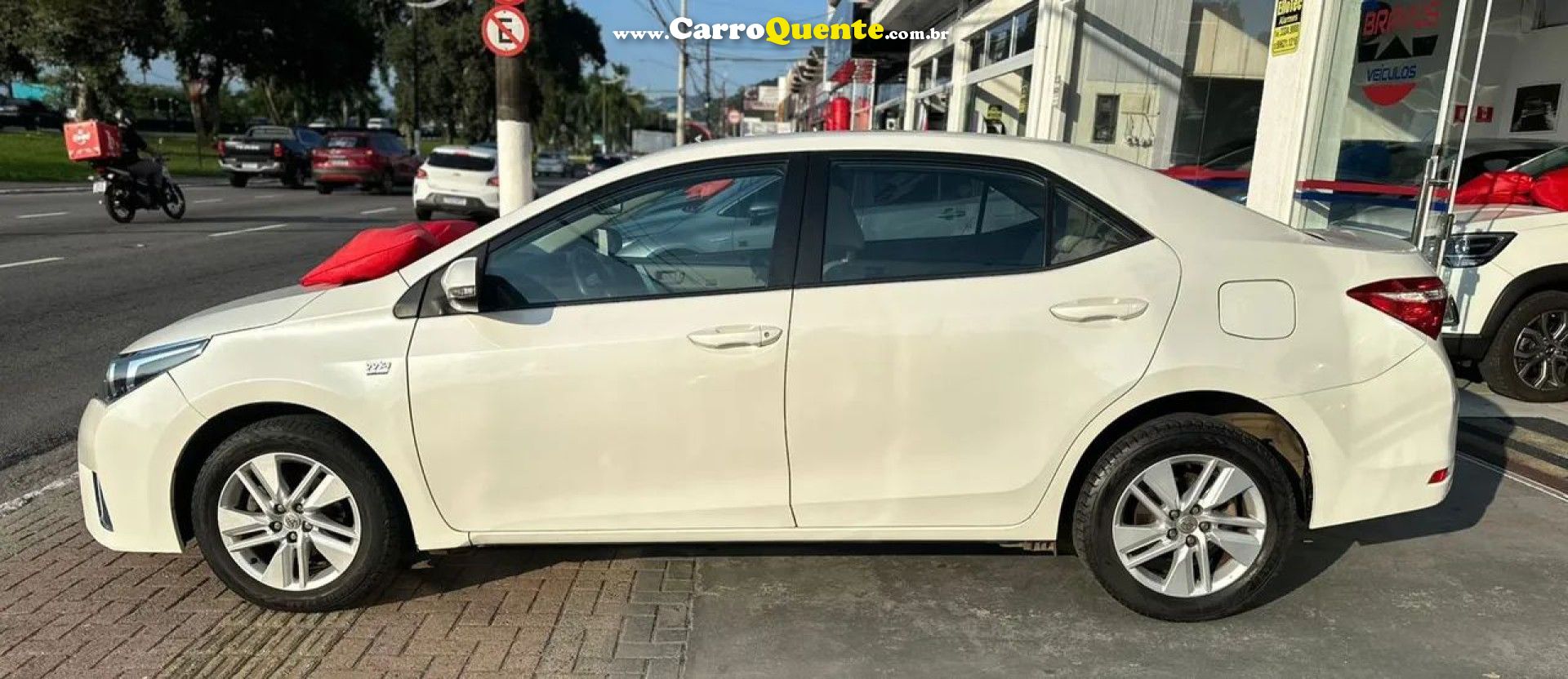TOYOTA   COROLLA GLI UPPER 1.8 FLEX 16V AUT.   BRANCO 2016 1.8 FLEX - Loja