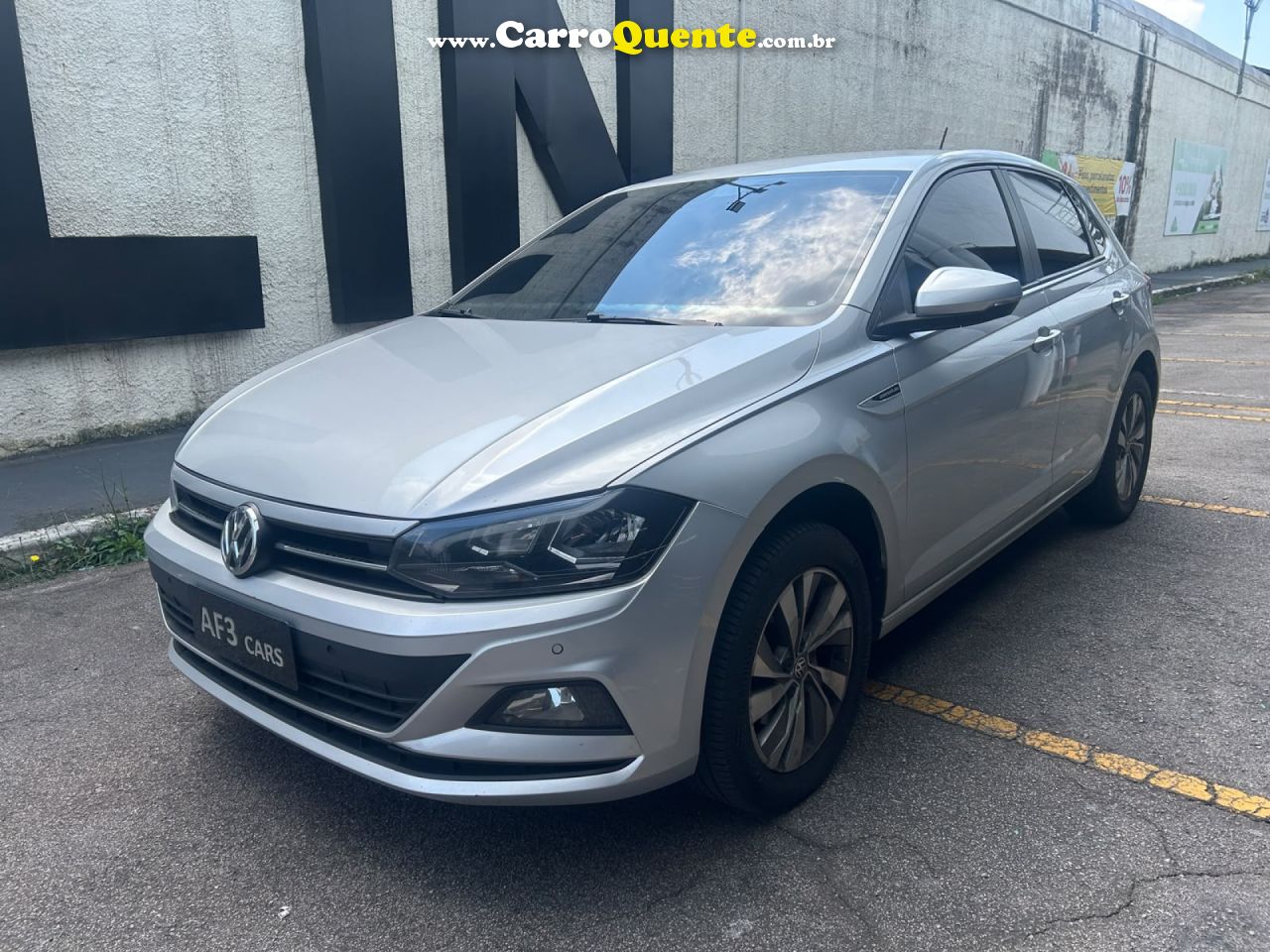 VOLKSWAGEN   POLO COMFORT. 200 TSI 1.0 FLEX 12V AUT.   PRATA 2020 1.0 FLEX - Loja