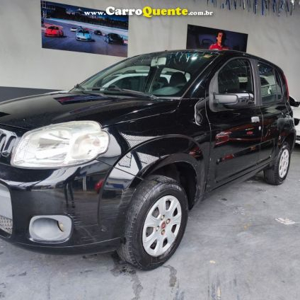 FIAT   UNO VIVACE CELEB. 1.0 EVO F.FLEX 8V 5P   PRETO 2012 1.0 GASOLINA