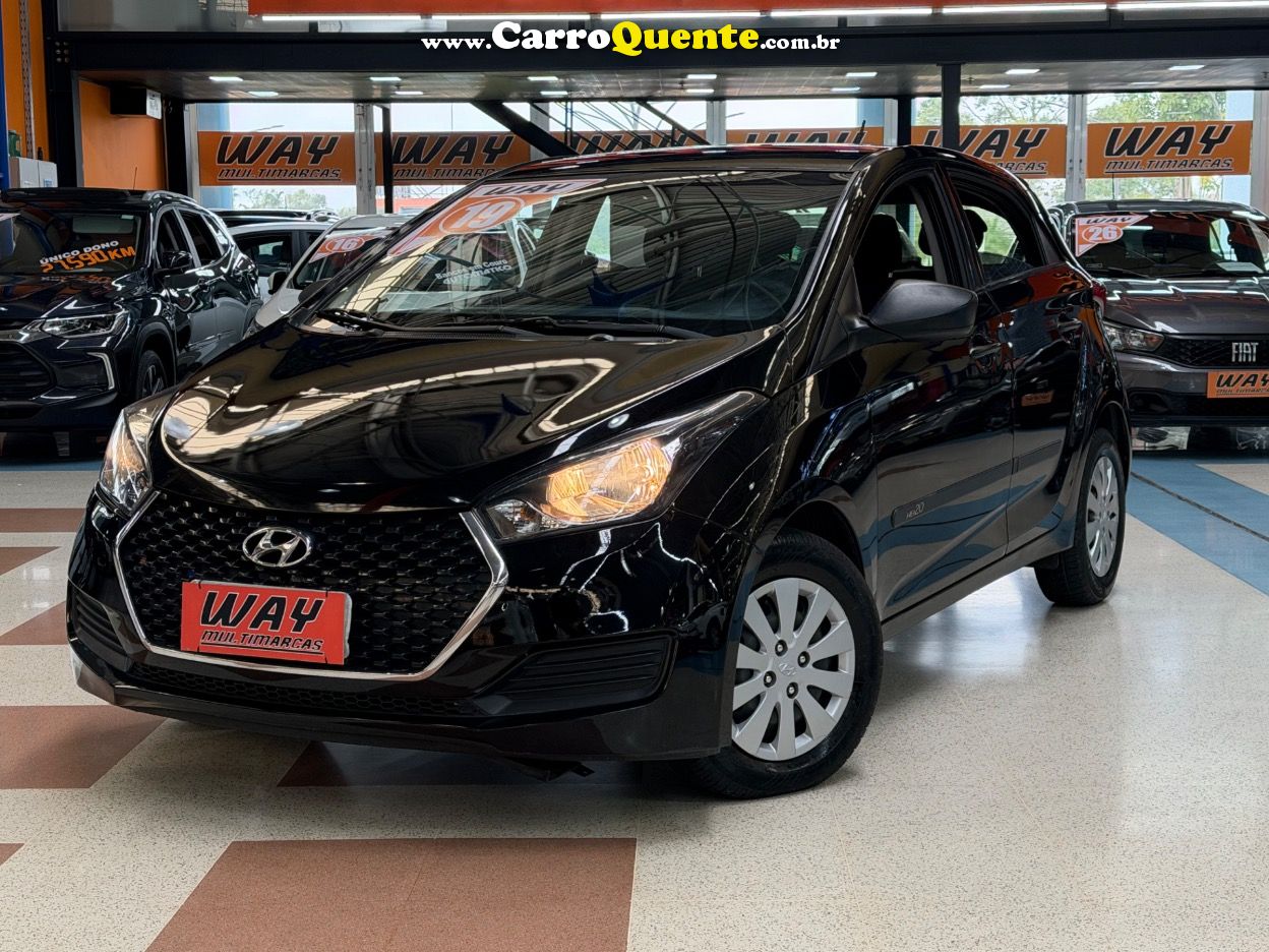 HYUNDAI HB20 1.0 UNIQUE 12V 2019 - Loja