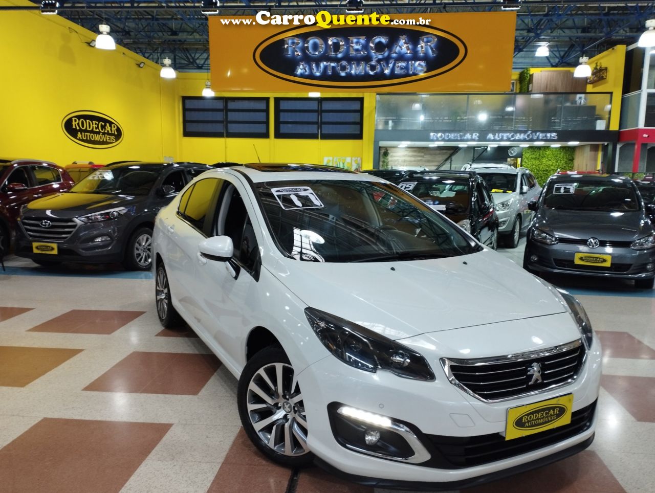 PEUGEOT 408 1.6 GRIFFE 16V TURBO com teto solar 2017 - Loja