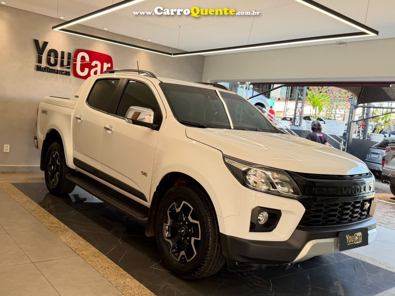 CHEVROLET   S10 P-UP H.COUNTRY 2.8 4X4 CD DIES.AUT.   BRANCO 2022 2.8 DIESEL - Loja