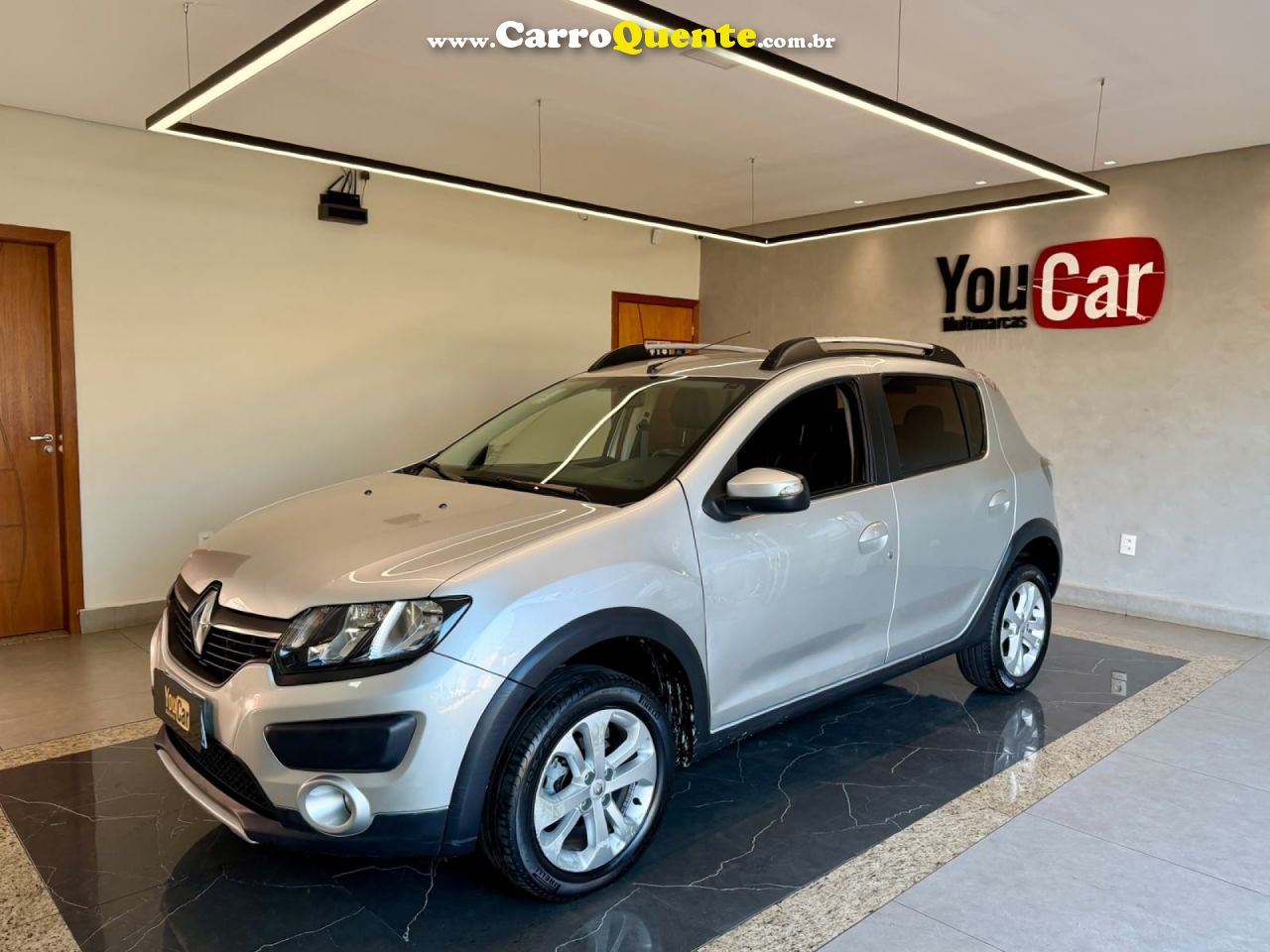 RENAULT   SANDERO STEPWAY FLEX 1.6 16V 5P   PRATA 2019 1.6 FLEX - Loja