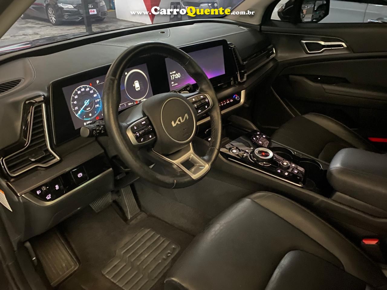 KIA   SPORTAGE EXP P. 1.6 T-GDI (HÍBRIDO)   PRETO 2024 1.6 GASOLINA E ELÉTRICO - Loja