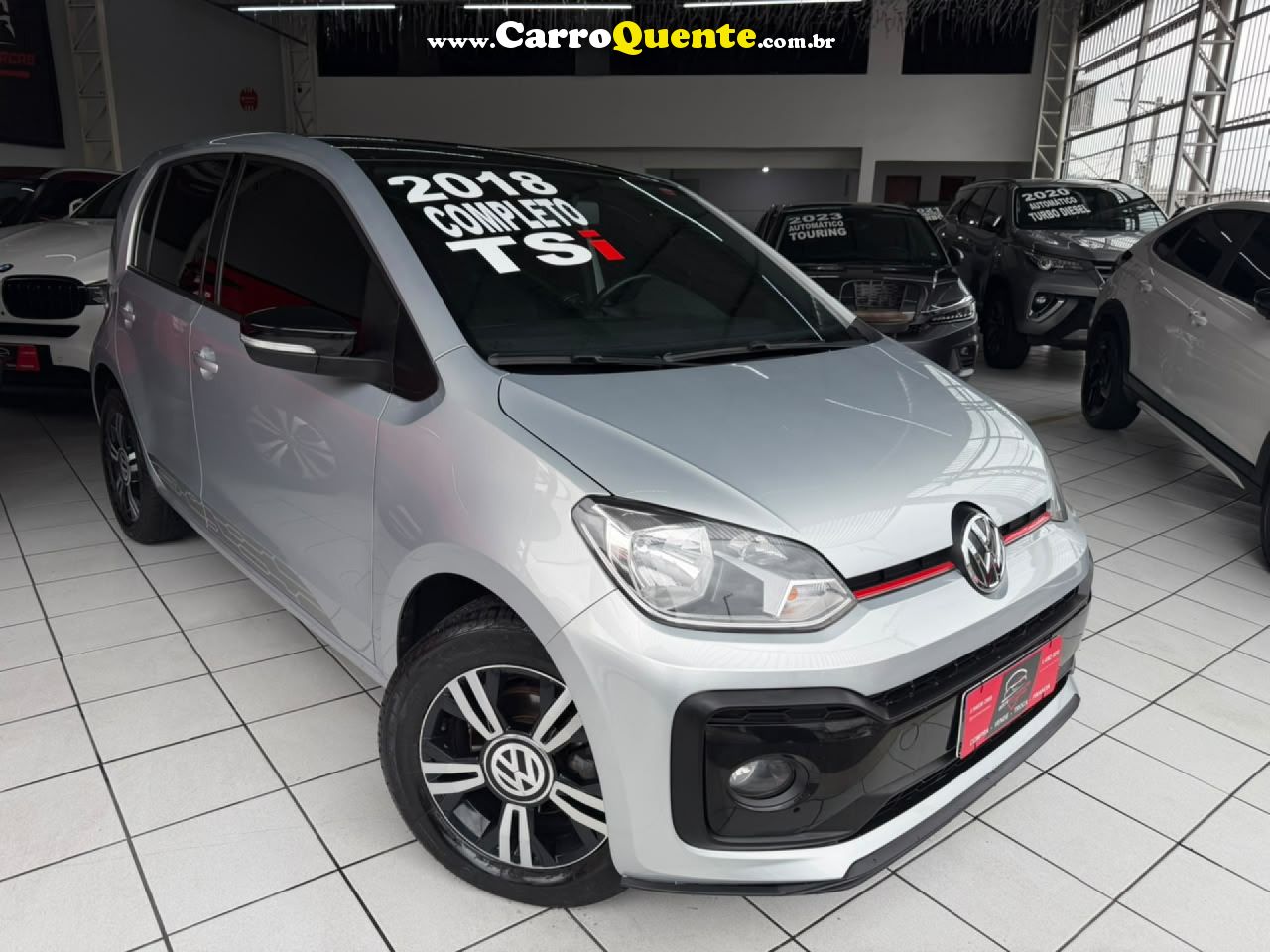 VOLKSWAGEN   UP! MOVE 1.0 TSI TOTAL FLEX 12V 5P   PRATA 2018 1.0 FLEX - Loja