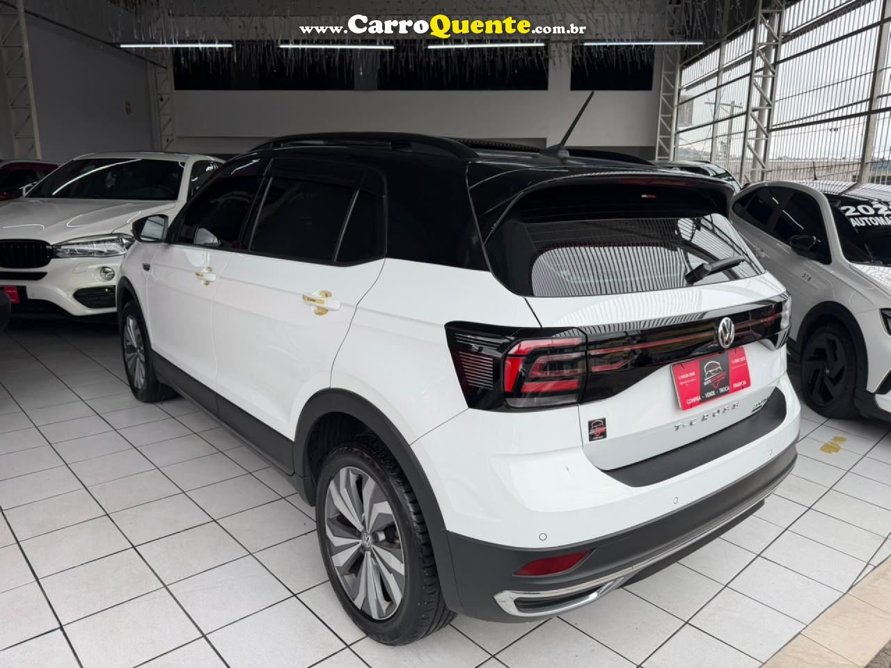VOLKSWAGEN   T-CROSS COMFOR. 200 TSI 1.0 FLEX 5P AUT.   BRANCO 2020 1.0 FLEX - Loja