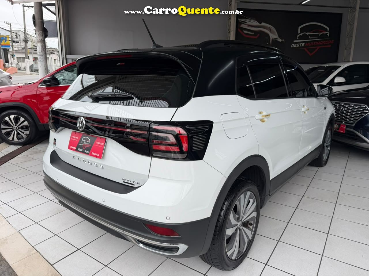 VOLKSWAGEN   T-CROSS COMFOR. 200 TSI 1.0 FLEX 5P AUT.   BRANCO 2020 1.0 FLEX - Loja