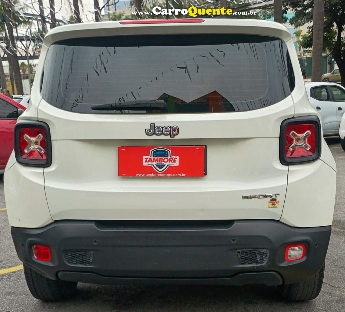 JEEP   RENEGADE SPORT 1.8 4X2 FLEX 16V AUT.   BRANCO 2016 1.8 FLEX - Loja