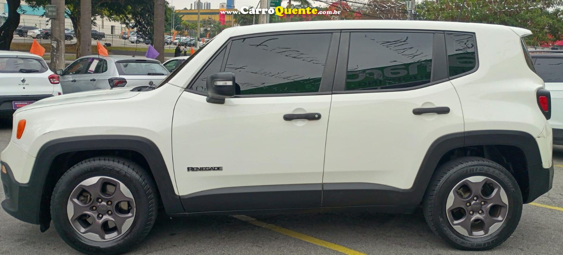JEEP   RENEGADE SPORT 1.8 4X2 FLEX 16V AUT.   BRANCO 2016 1.8 FLEX - Loja