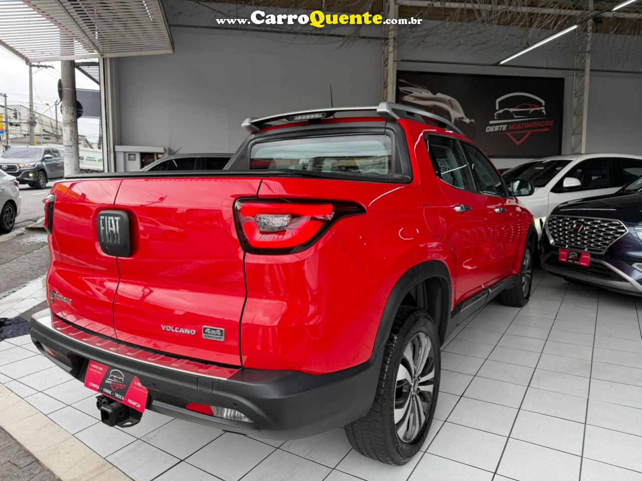 FIAT   TORO VOLCANO 2.0 16V 4X4 TB DIESEL AUT.   VERMELHO 2024 2.0 DIESEL - Loja