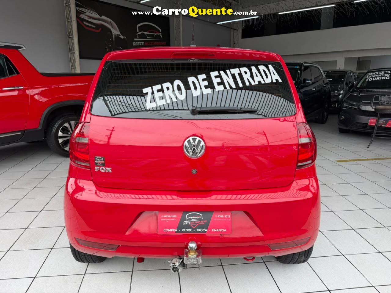 VOLKSWAGEN   FOX 1.0 MI TOTAL FLEX 8V 5P   VERMELHO 2014 1.0 FLEX - Loja