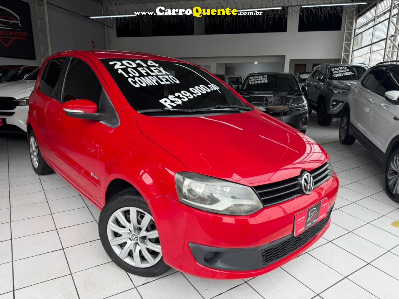 VOLKSWAGEN   FOX 1.0 MI TOTAL FLEX 8V 5P   VERMELHO 2014 1.0 FLEX - Loja