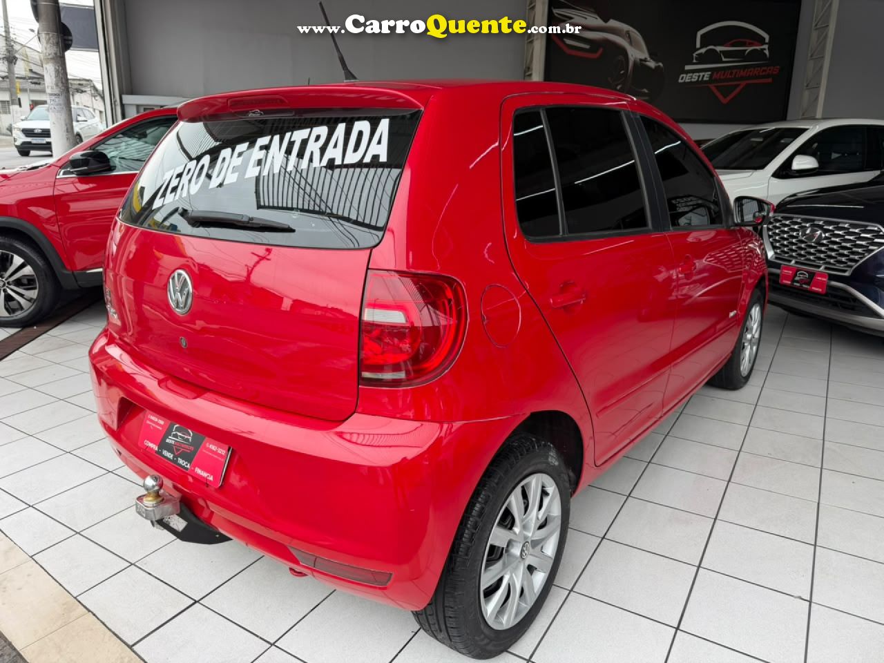 VOLKSWAGEN   FOX 1.0 MI TOTAL FLEX 8V 5P   VERMELHO 2014 1.0 FLEX - Loja