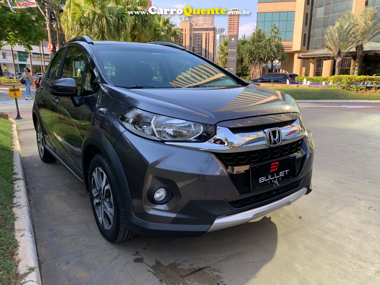 HONDA   WR-V EXL 1.5 FLEXONE 16V 5P AUT.   CINZA 2018 1.5 FLEX - Loja