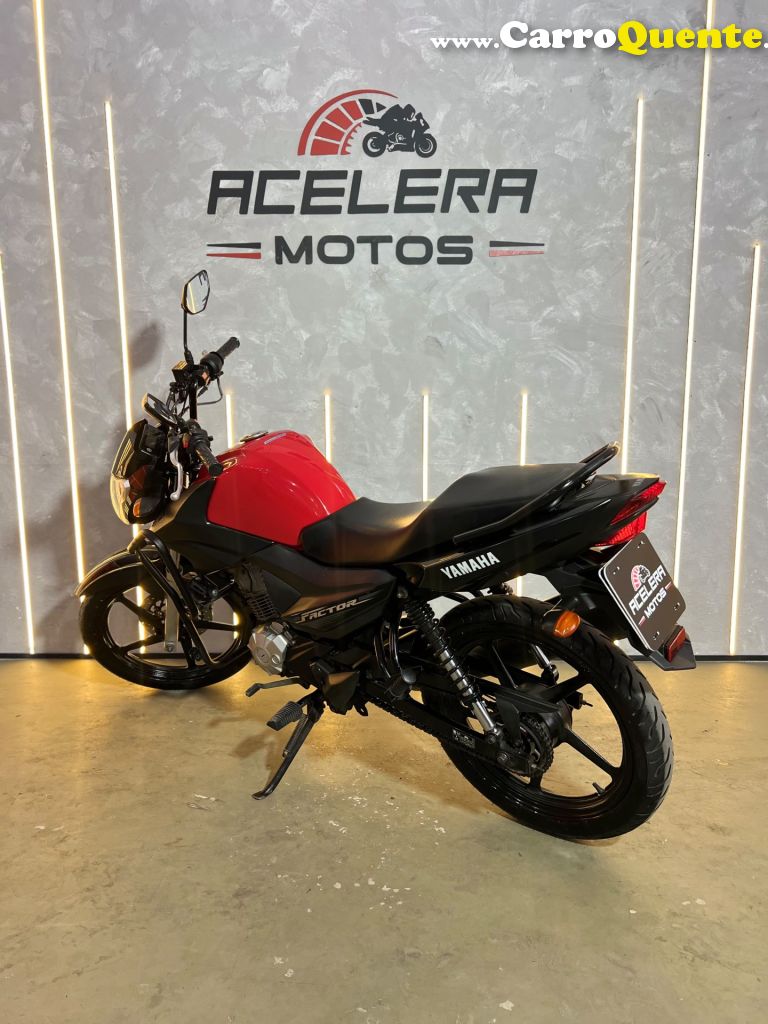 YAMAHA    YBR125I FACTOR ED   VERMELHO 2022 125 FLEX - Loja