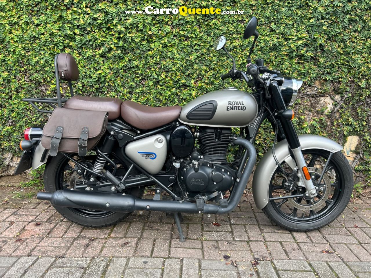 ROYAL ENFIELD   CLASSIC DARK 350CC ABS   CINZA 2023 350 GASOLINA - Loja