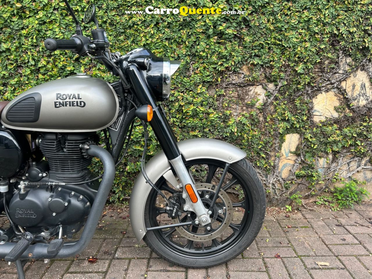 ROYAL ENFIELD   CLASSIC DARK 350CC ABS   CINZA 2023 350 GASOLINA - Loja