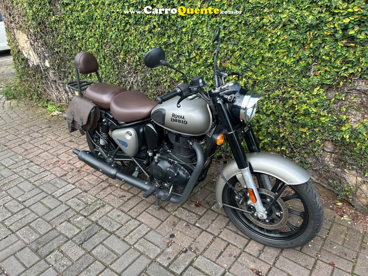 ROYAL ENFIELD   CLASSIC DARK 350CC ABS   CINZA 2023 350 GASOLINA - Loja