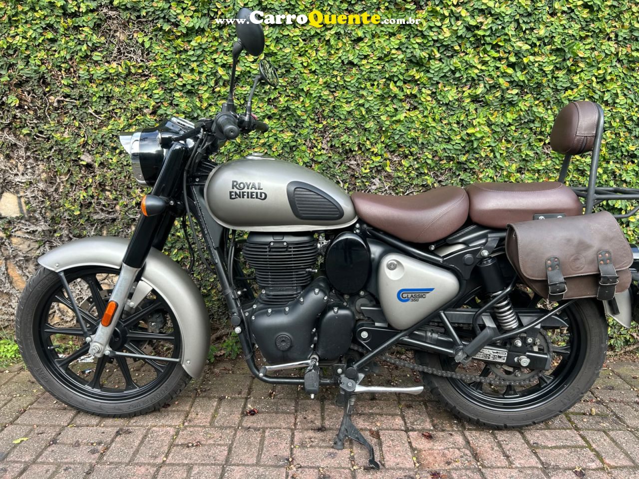 ROYAL ENFIELD   CLASSIC DARK 350CC ABS   CINZA 2023 350 GASOLINA - Loja