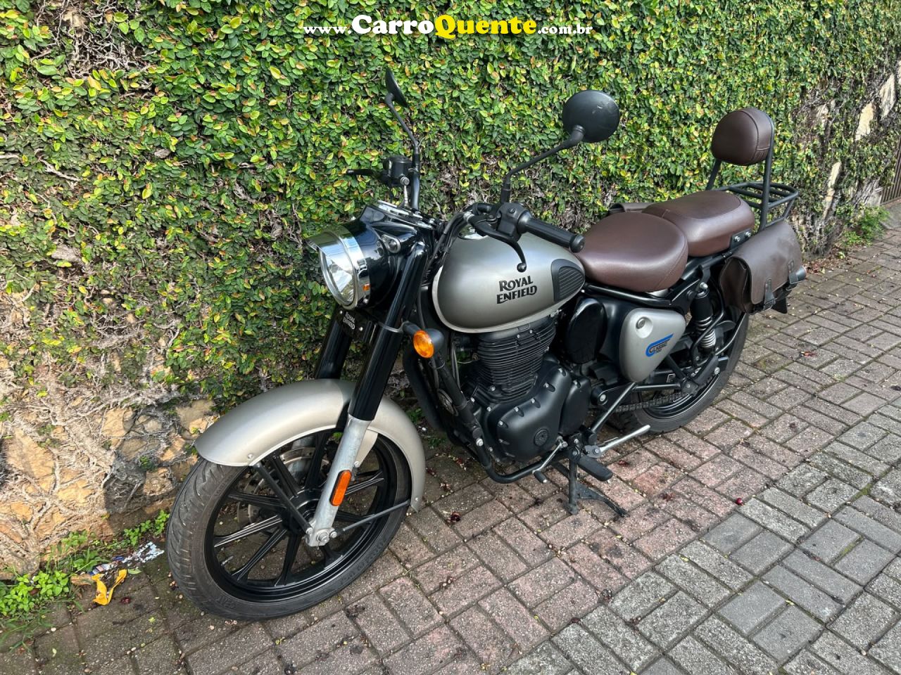 ROYAL ENFIELD   CLASSIC DARK 350CC ABS   CINZA 2023 350 GASOLINA - Loja