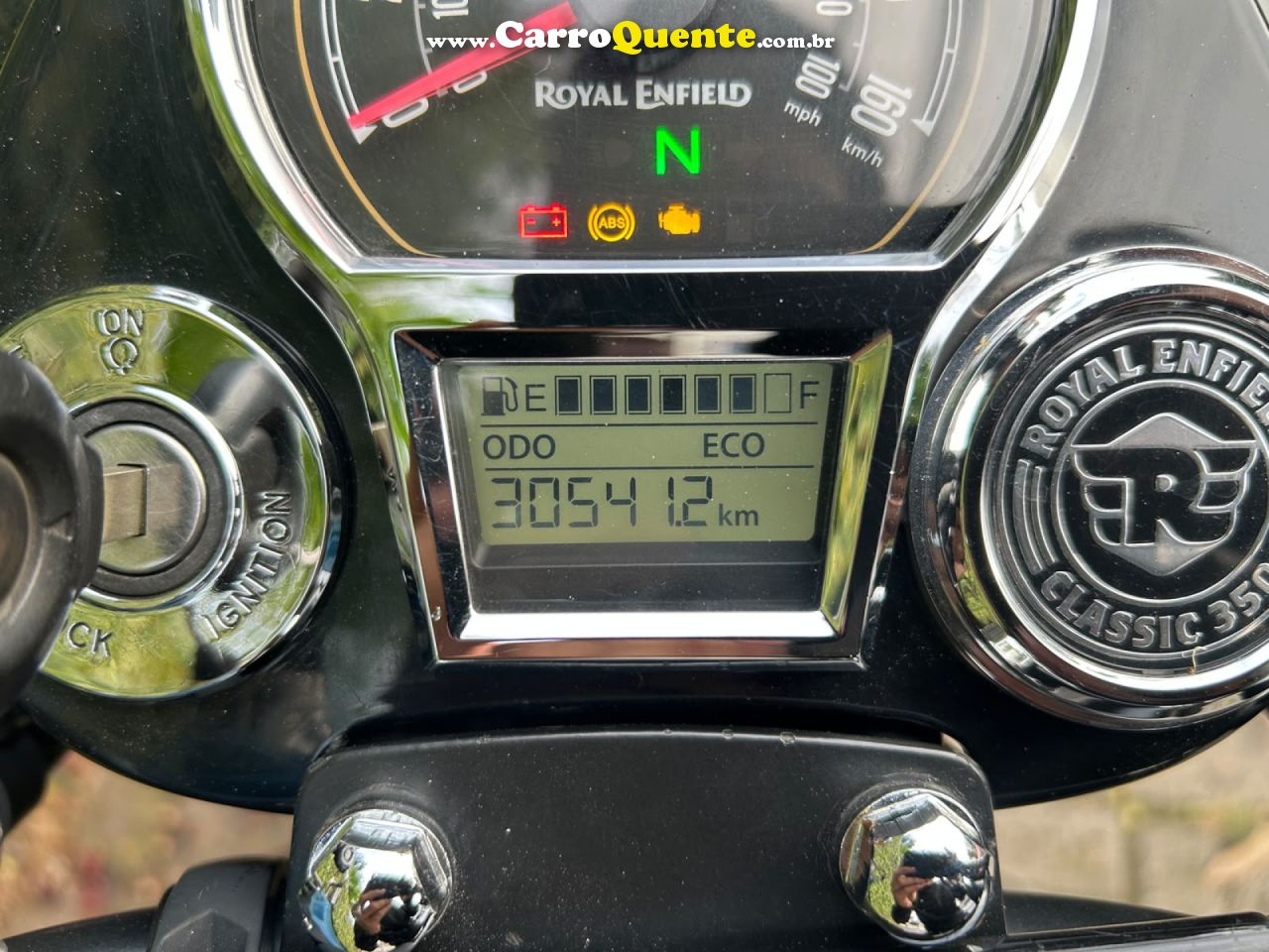 ROYAL ENFIELD   CLASSIC DARK 350CC ABS   CINZA 2023 350 GASOLINA - Loja