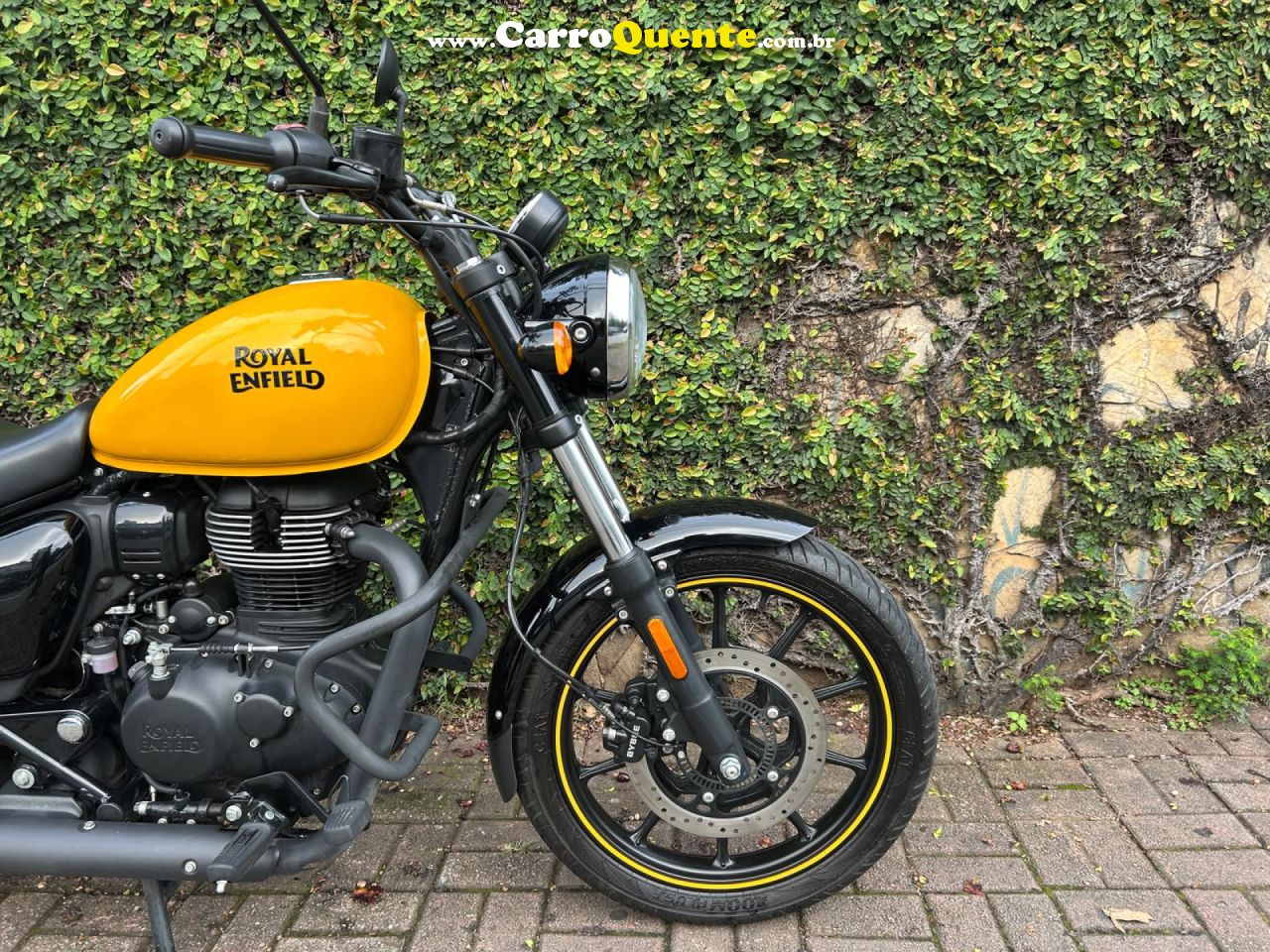 ROYAL ENFIELD   METEOR FIREBALL 350CC ABS   AMARELO 2024 350 GASOLINA - Loja