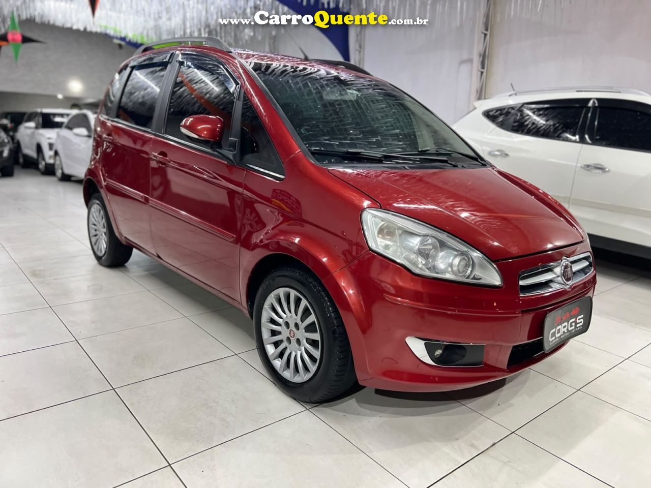 FIAT   IDEA ATTRACTIVE 1.4 FIRE FLEX 8V 5P   VERMELHO 2014 1.4 FLEX - Loja