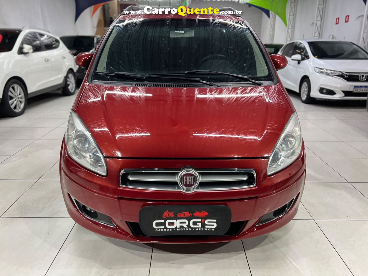 FIAT   IDEA ATTRACTIVE 1.4 FIRE FLEX 8V 5P   VERMELHO 2014 1.4 FLEX - Loja