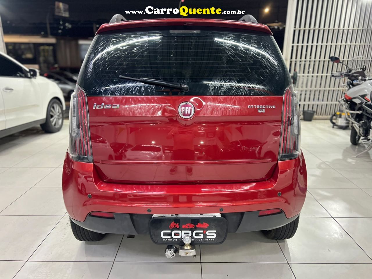 FIAT   IDEA ATTRACTIVE 1.4 FIRE FLEX 8V 5P   VERMELHO 2014 1.4 FLEX - Loja
