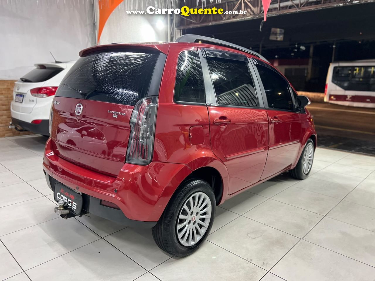 FIAT   IDEA ATTRACTIVE 1.4 FIRE FLEX 8V 5P   VERMELHO 2014 1.4 FLEX - Loja
