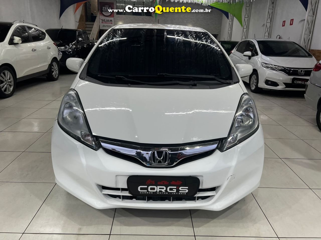 HONDA   FIT LX 1.5 FLEXONE 16V 5P AUT.   BRANCO 2014 1.5 GASOLINA - Loja