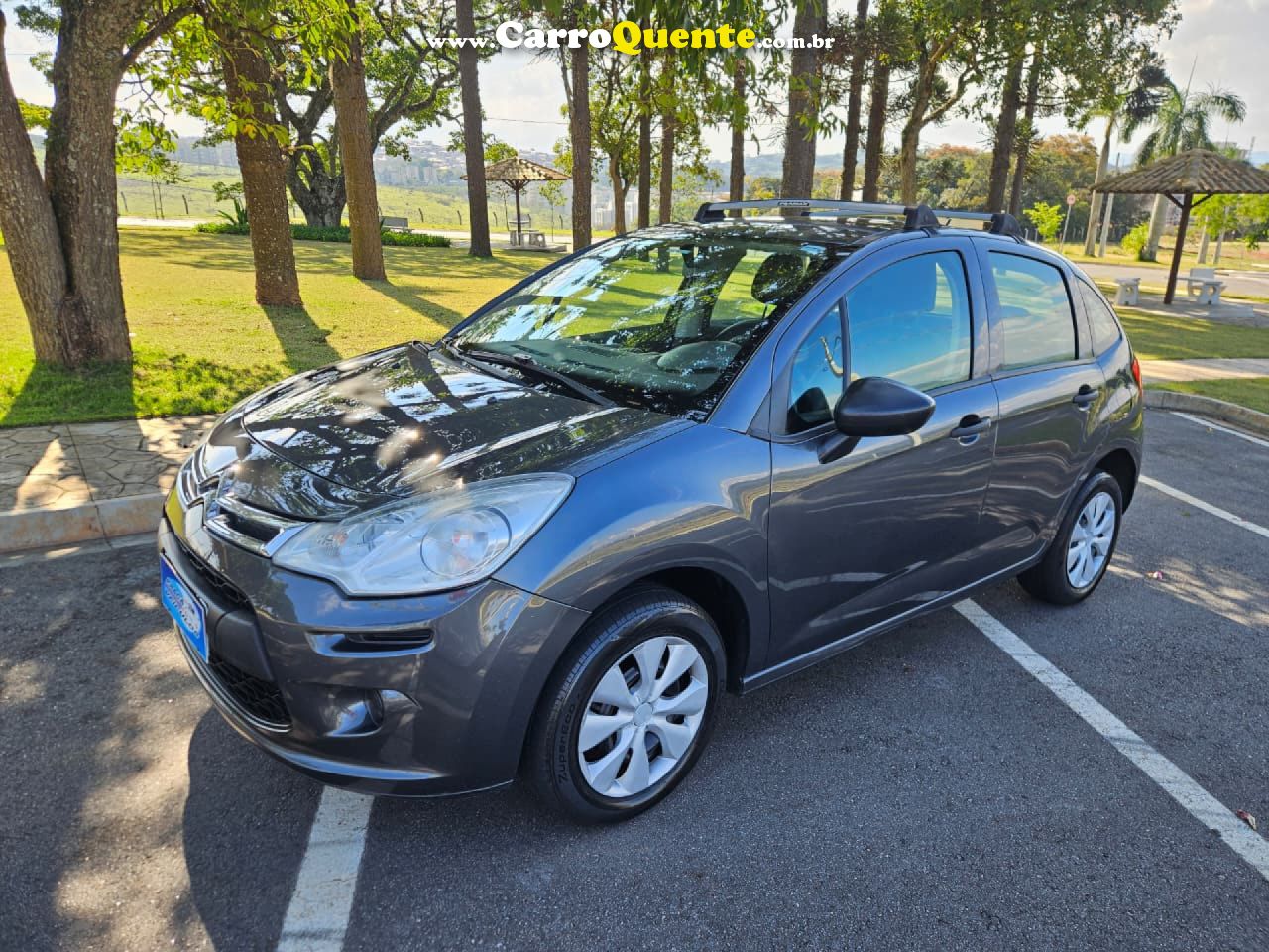 CITROËN   C3 ORIGINE 1.5 FLEX 8V 5P MEC.   CINZA 2014 1.5 FLEX - Loja