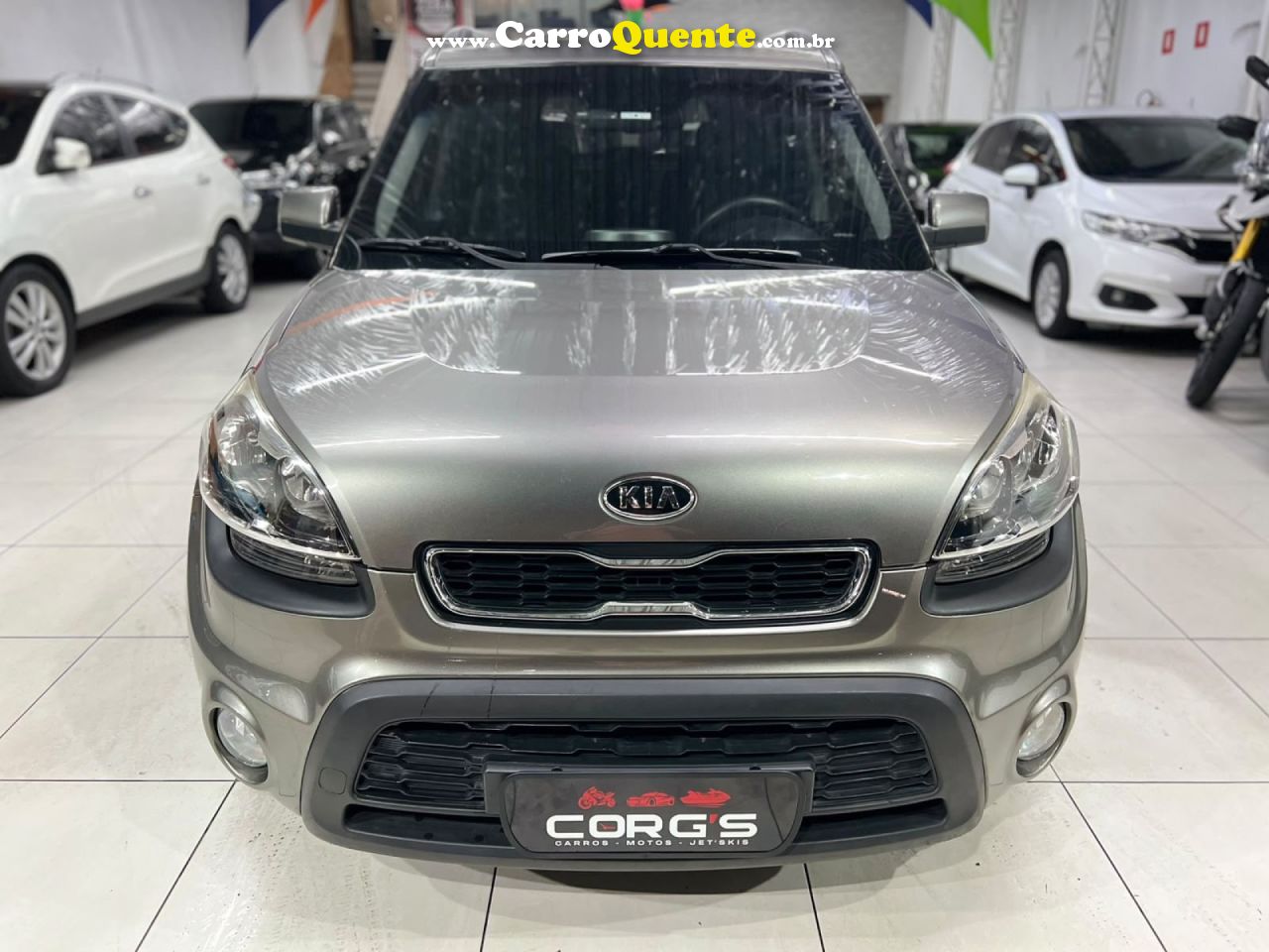 KIA   SOUL 1.6 1.6 16V FLEX AUT.   CINZA 2012 1.6 GASOLINA - Loja