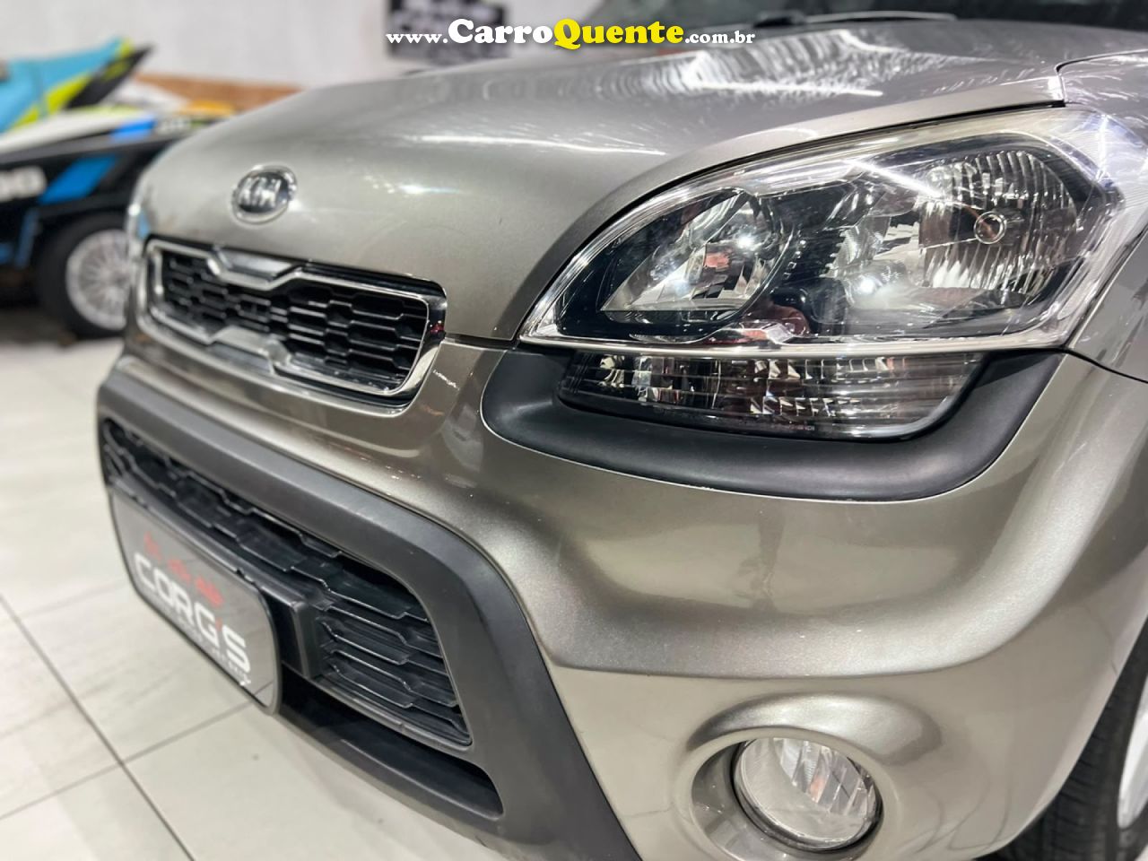 KIA   SOUL 1.6 1.6 16V FLEX AUT.   CINZA 2012 1.6 GASOLINA - Loja