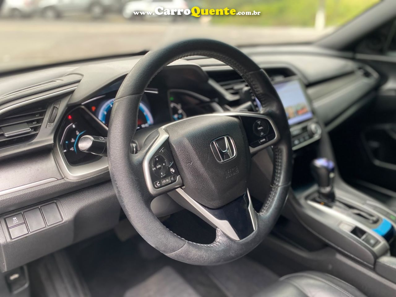 HONDA   CIVIC SEDAN EXL 2.0 FLEX 16V AUT.4P   CINZA 2017 2.0 FLEX - Loja