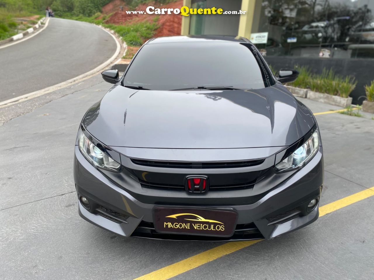HONDA   CIVIC SEDAN EXL 2.0 FLEX 16V AUT.4P   CINZA 2017 2.0 FLEX - Loja